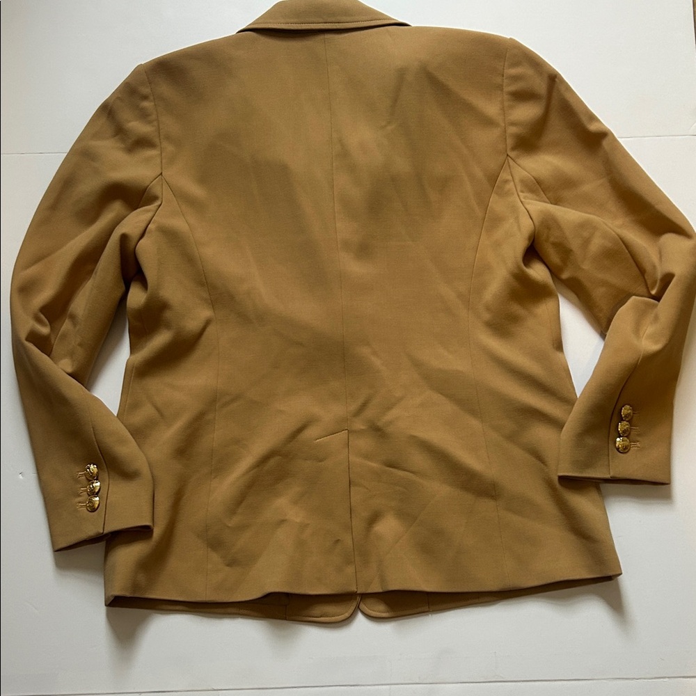 Talbots Camel Blazer with Gold Buttons - Picture 7 of 10